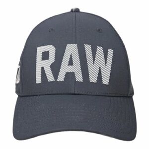 TaylorMade Raw 23 Wedge Launch Strap Back Black Hi-Toe Hat One Size NWT